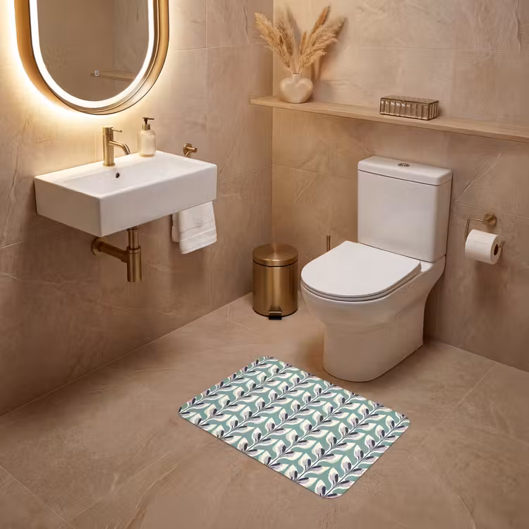 WC Mat - Retro - Modern - Groen — 4