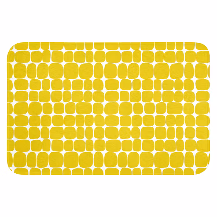 WC Mat - Stippen - Modern - Geel — 1