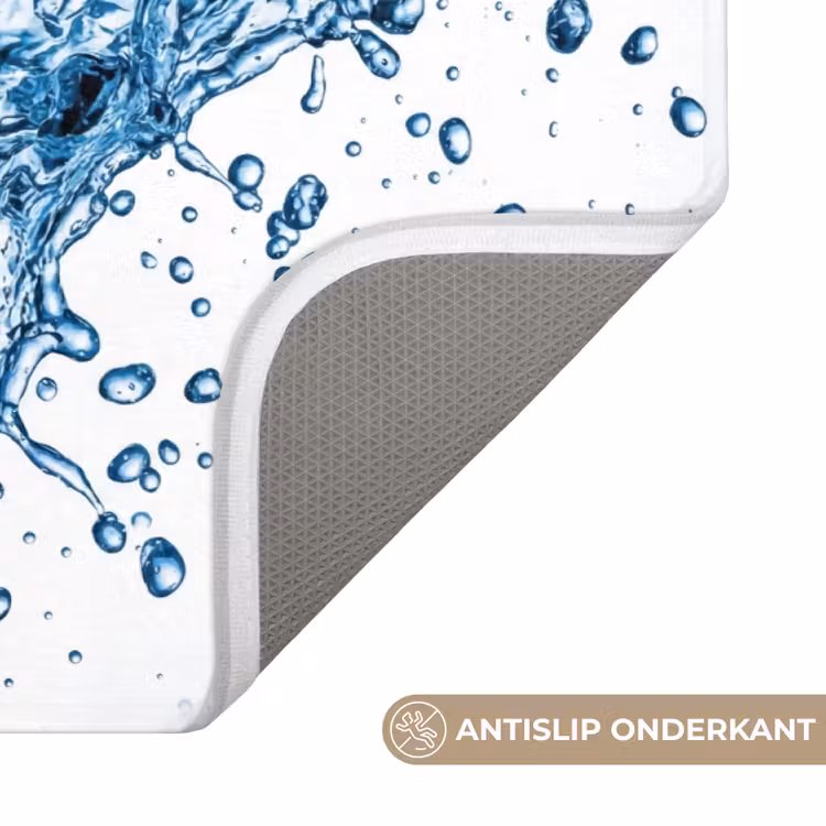 WC Mat - Spash - Water - Blauw — 3