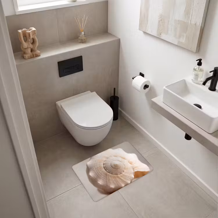 WC Mat - Schelp - Detail - Beige — 6