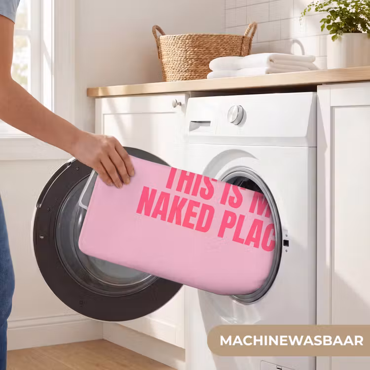 WC Mat - Tekst - Modern - Roze — 5