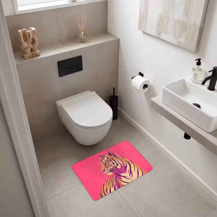 WC Mat - Tijger - Modern - Neon — 6