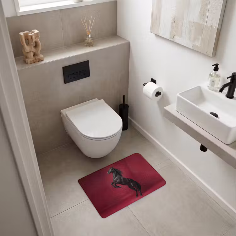 WC Mat - Hengst - Steigert - Rood — 6