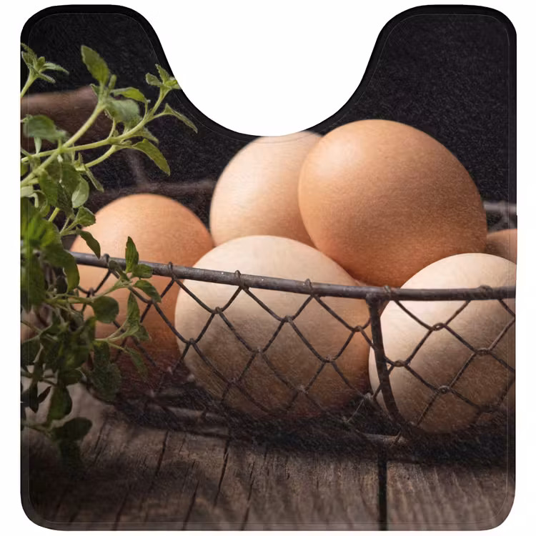 WC Mat - Eieren - Mand - Eten — 1