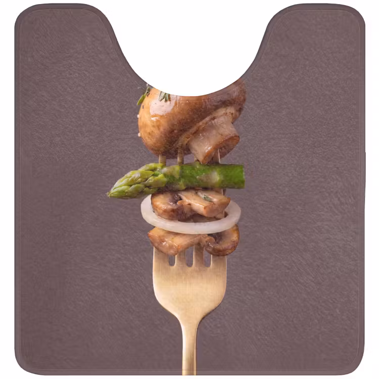WC Mat - Eten - Gestapeld - Vork — 1