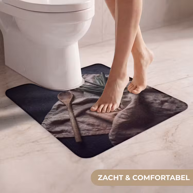 WC Mat - Eten - Lepel - Rustiek — 5