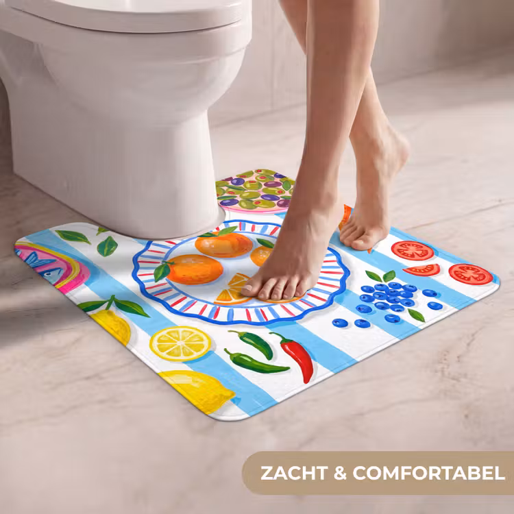 WC Mat - Eten - Vers - Illustratie — 5