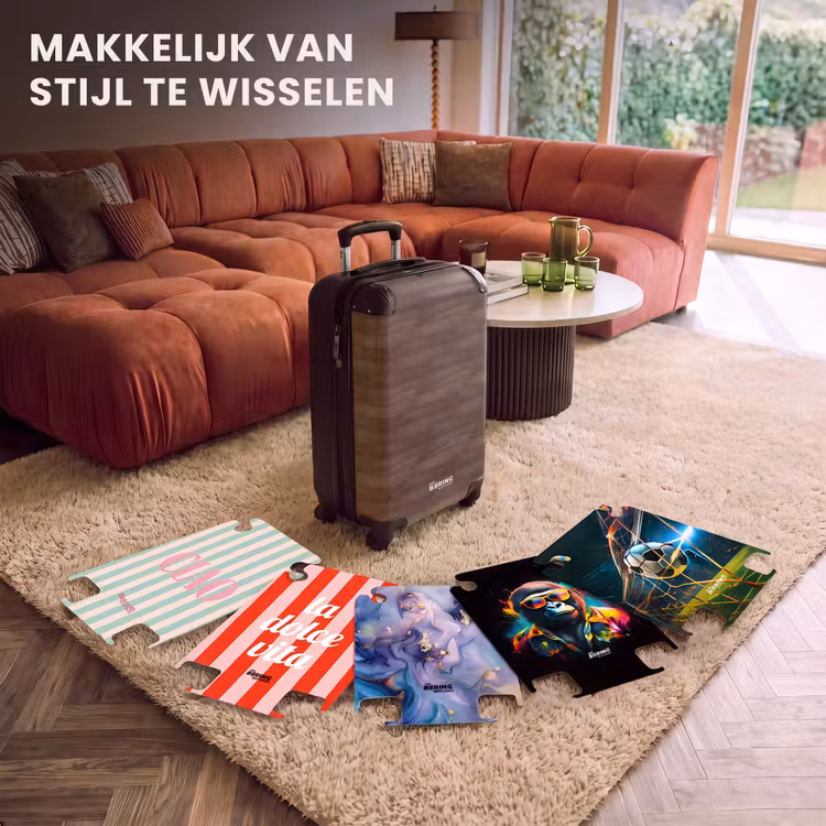 CaseSwap - Donkere houtstructuur — 5