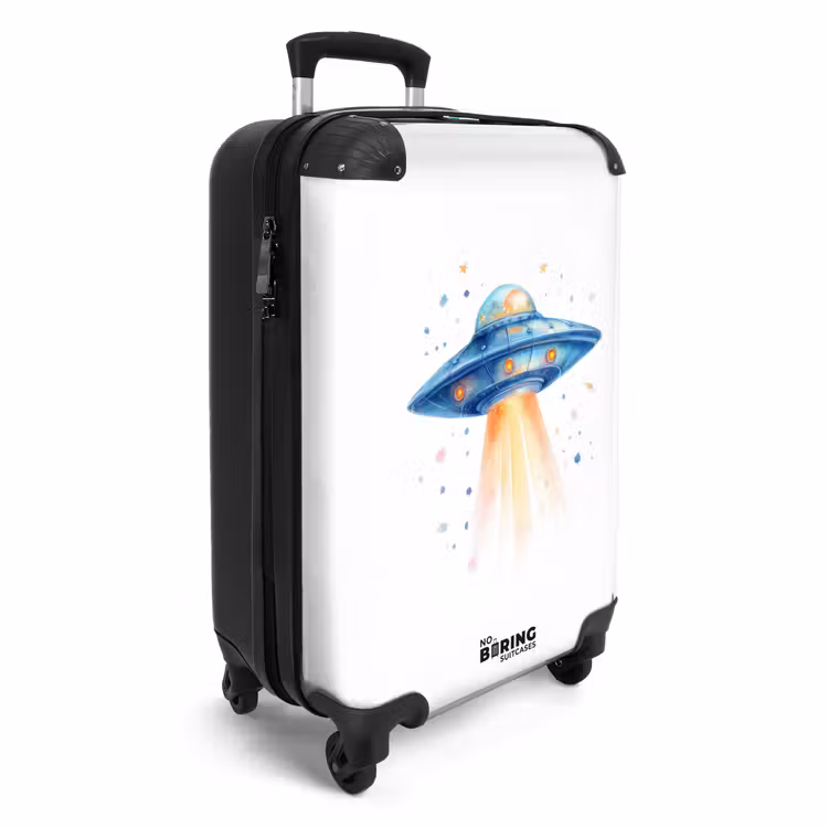 CaseSwap - Blauwe ufo die opstijgd — 2