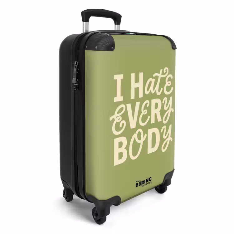 CaseSwap - I hate everybody - Groen - Retro — 2