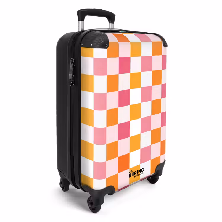 CaseSwap - Patroon - Vierkant - Roze — 2