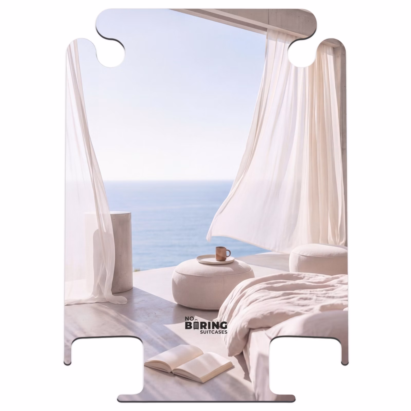 CaseSwap - Interieur - Zeezicht - Modern - Rust - Beige — 1
