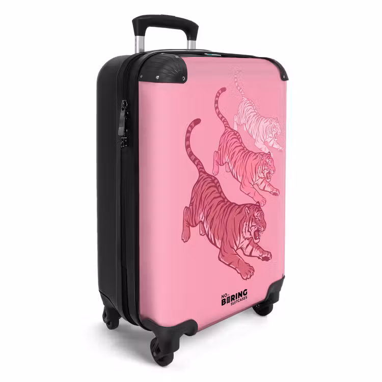 CaseSwap - Kat - Springend - Dieren - Roze - Modern — 2