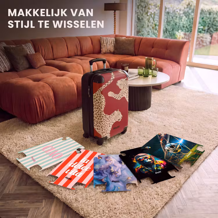 CaseSwap - Dieren - Luipaard - Abstract - Rood - Modern — 5