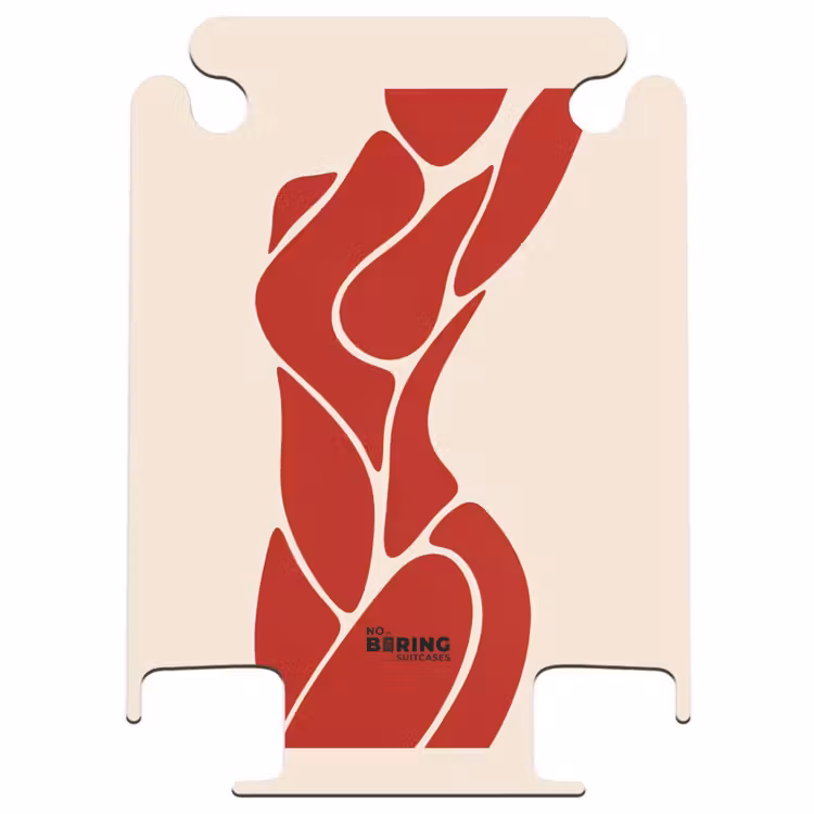 CaseSwap - Vrouw - Figuur - Abstract - Modern - Rood — 1