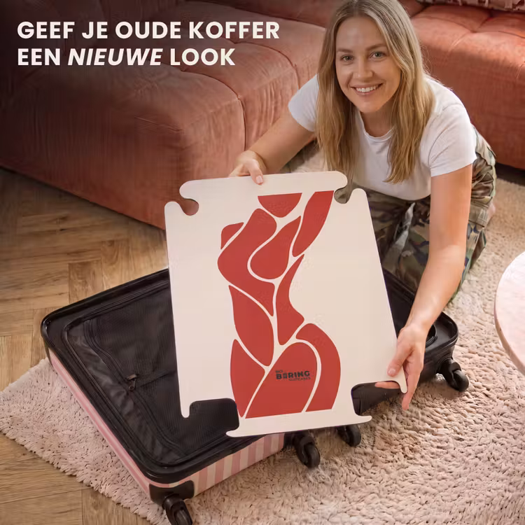 CaseSwap - Vrouw - Figuur - Abstract - Modern - Rood — 3