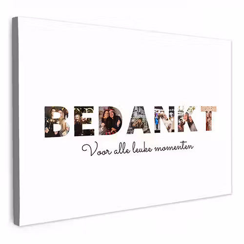 Canvas - Bedankt